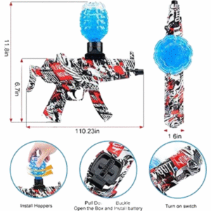 Automatic Electric  Electric Gel  Blaster Gun with Water Beads - Fun Outdoor Shooting Game