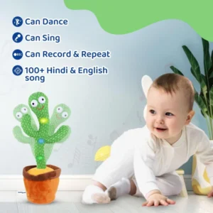 Interactive dancing and talking cactus toy for kids