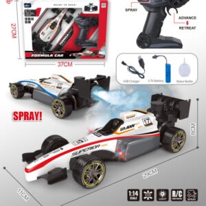High-Speed Remote Control Formula Car - 1:14 Simulation Design RC Racing Vehicle - Ready to Race Toy for Boys Girls
