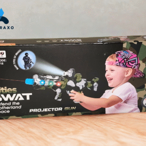 Projector Gun Toy for Kids with Light, Sound & Flash - Realistic Play Experience!
