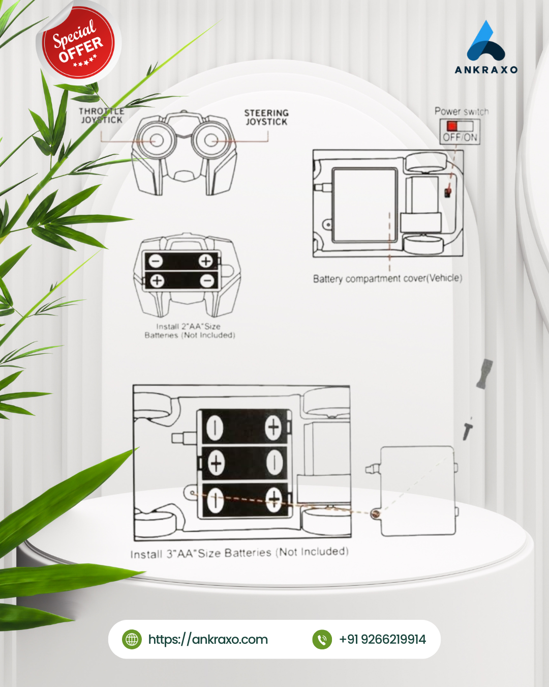 Batmobile Spray RC Car Remote Control Car with Mist Spray