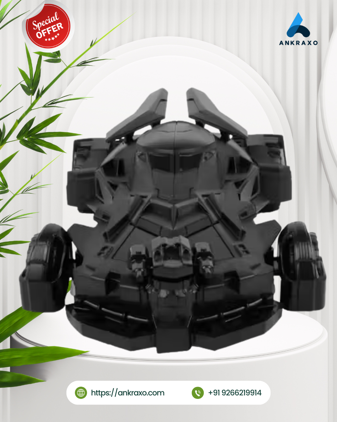 Batmobile Spray RC Car Remote Control Car with Mist Spray